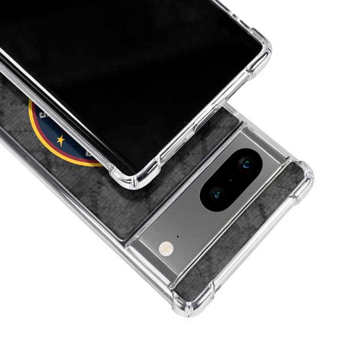 NBA Denver Nuggets Dark Rust Google Pixel 7a Clear Case